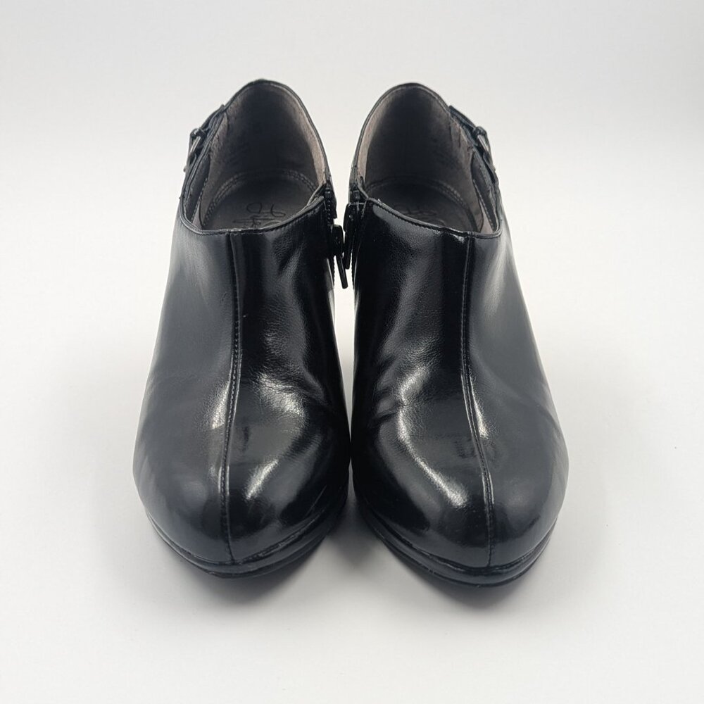 Life Stride Women's Black Leather Pump Booties | Size 7.5M - Picture 2 of 6